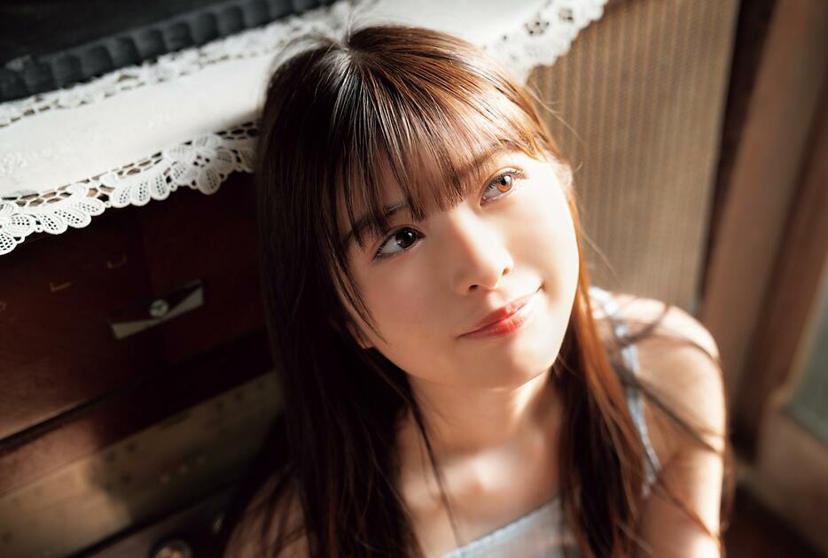 「グラビアチャンピオン」5号に登場した「乃木坂46」の小川彩さん（c）秋田書店