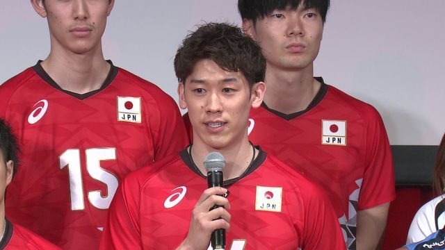 バレーボール男子日本代表の石川祐希選手