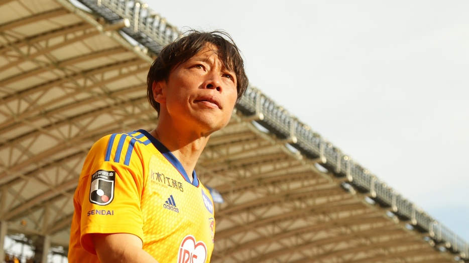 仙台で長年プレーした梁氏〔写真は2023年〕 (C)J.LEAGUE