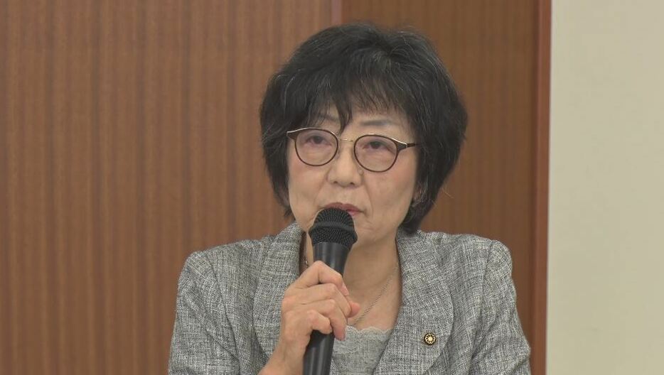 伊那谷三市女性議員ネッワーク・気賀沢葉子会長（駒ヶ根市議）