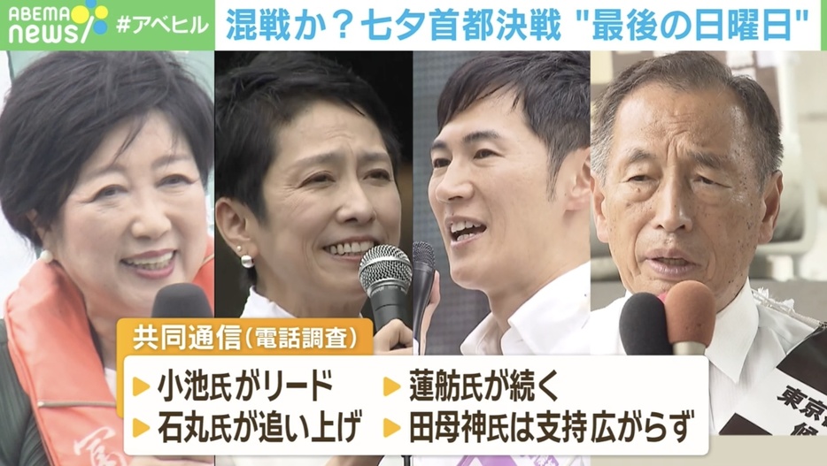 迫る都知事選