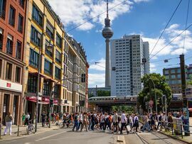 Shoppers in Berlin. Photographer: Krisztian Bocsi/Bloomberg