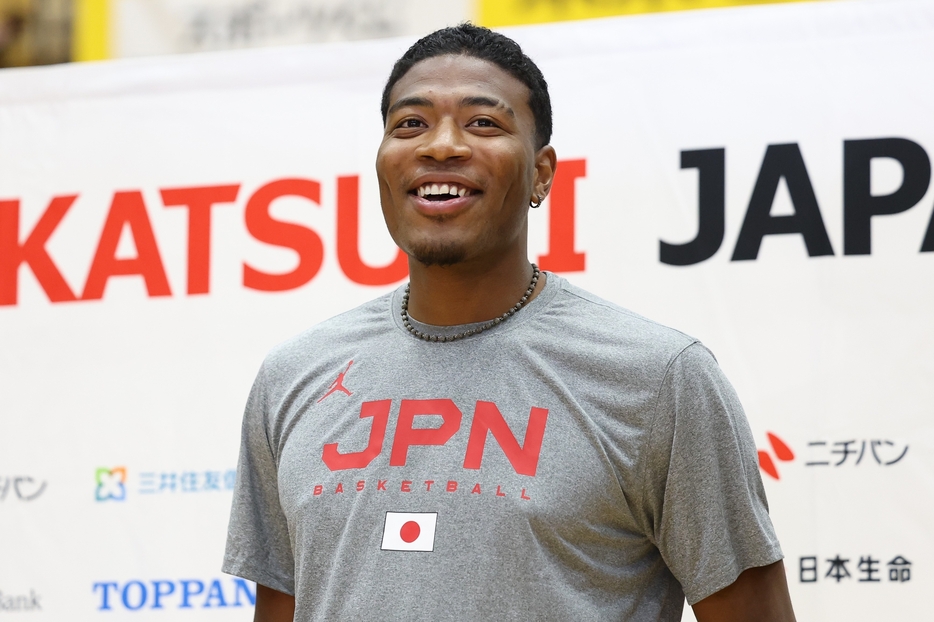 八村が日本代表ユニで躍動。JBAがインスタ投稿した(C)Getty Images