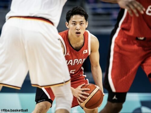 ドイツ戦でオリンピックデビューを飾った河村［写真］＝fiba.basketball