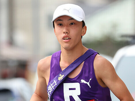 立教大学駅伝部でキャプテンを務める４年生の安藤圭佑（写真は第100回箱根駅伝）Photo by AFLO