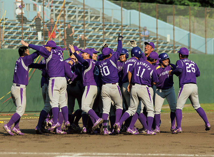 1、2回戦は2点を先行されるも逆転勝利。粘り強い戦いを披露した[ヤマハ野球部提供]