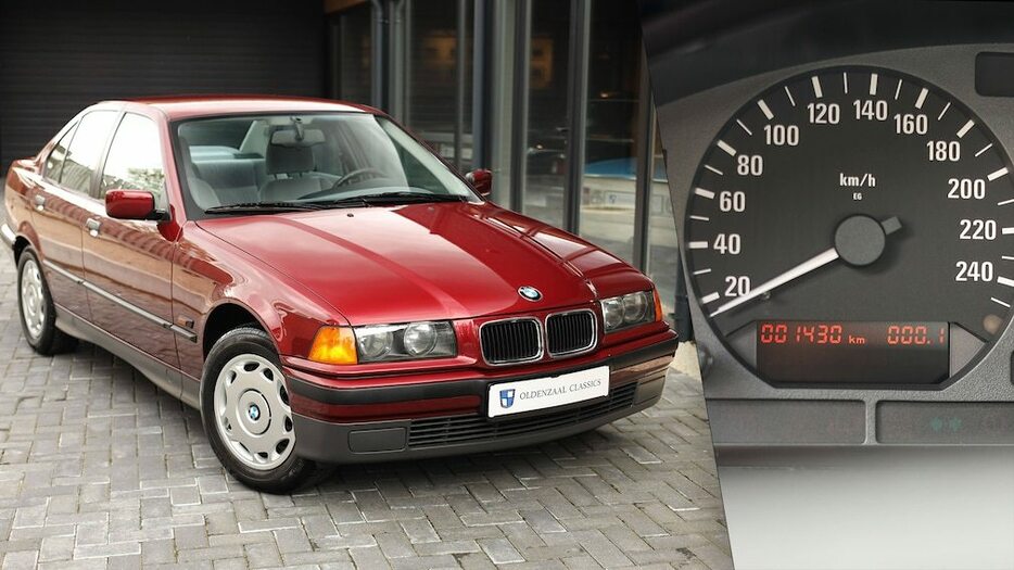 このBMW 320i（E36）は乗るのがもったいないくらいの低走行車。