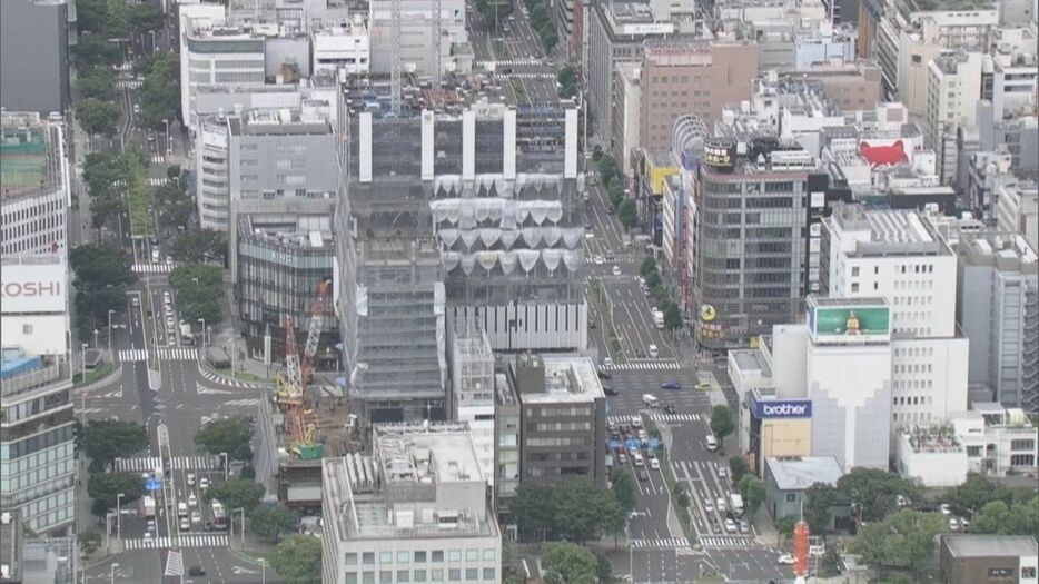 開業に向け建設がすすむ 2024年7月24日撮影