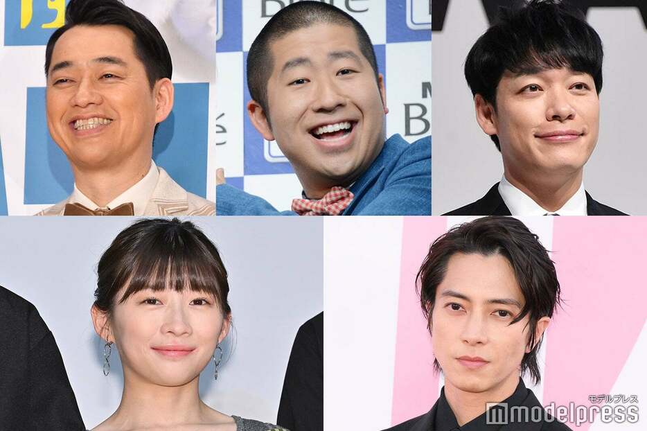 （左上から時計回りに）設楽統、澤部佑、川島明、山下智久、伊藤沙莉