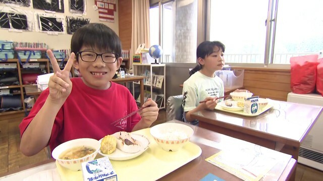 『大紀町立大宮小学校』の給食の様子