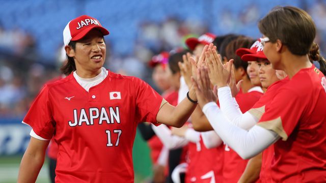 ソフトボールＷ杯で大会ＭＶＰに選ばれた上野由岐子投手(写真：長田洋平/アフロスポーツ)