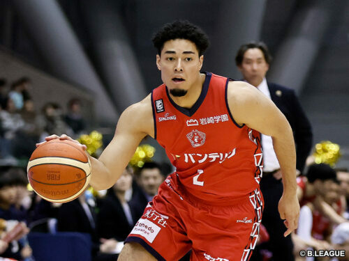 昨季横浜BCでプロデビューを果たした田中力［写真］＝B.LEAGUE