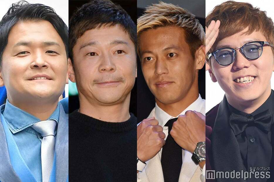 ノブ、前澤友作氏、本田圭佑、HIKAKIN