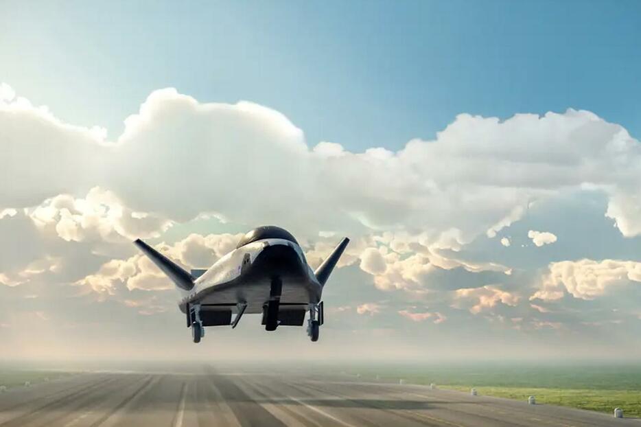 再利用可能な無人宇宙往還機「Dream Chaser（ドリームチェイサー）」。