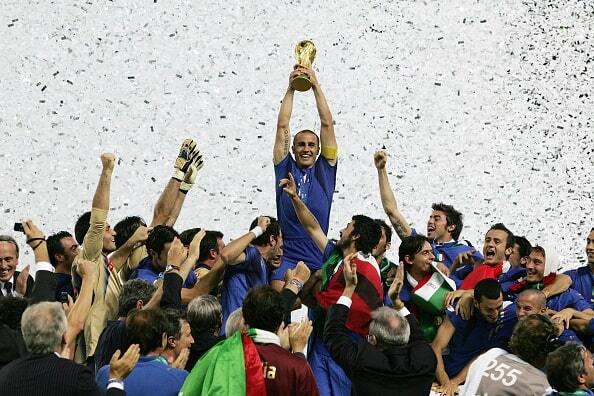 2006W杯を制したイタリア代表 photo/Getty Images