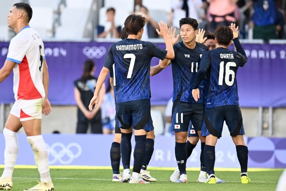 日本は大量5ゴールで初戦をものにした（写真◎Getty Images）