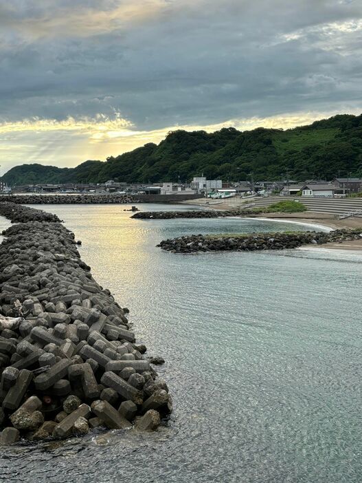 「天領の里」から見た日本海