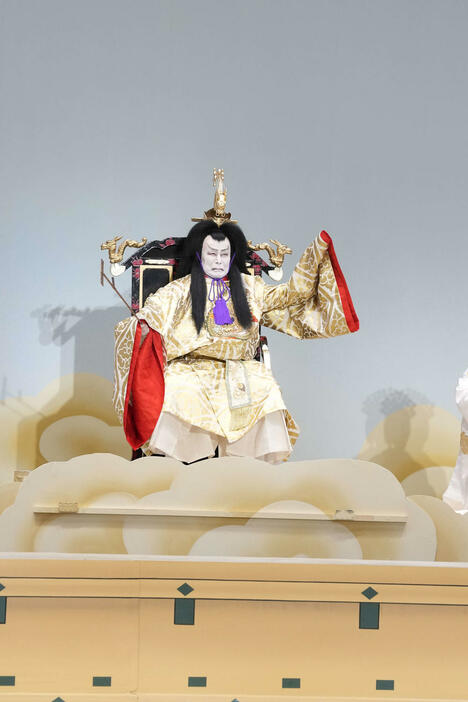 「七月大歌舞伎」の「裏表太閤記」に出演した松本白鸚（C）松竹