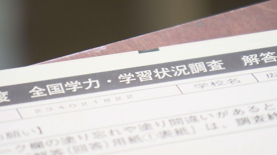 全国学力調査　中学数学 ３年連続で全国平均下回る　広島