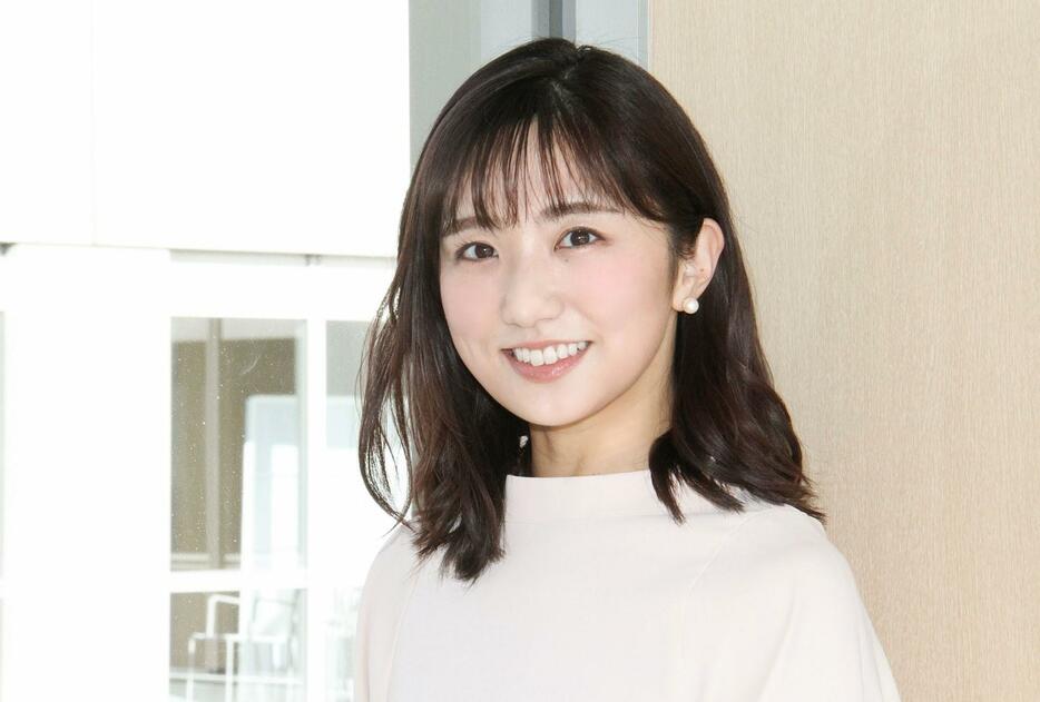 フジテレビの松村未央アナウンサー＝2021年撮影