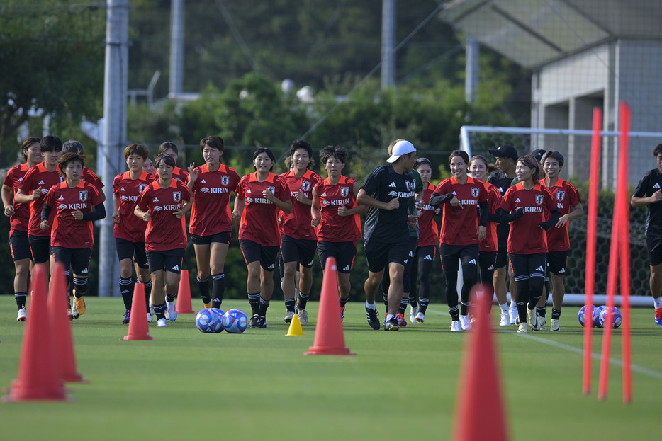 国内合宿をスタートさせたなでしこジャパン(Koki NAGAHAMA/GEKISAKA)