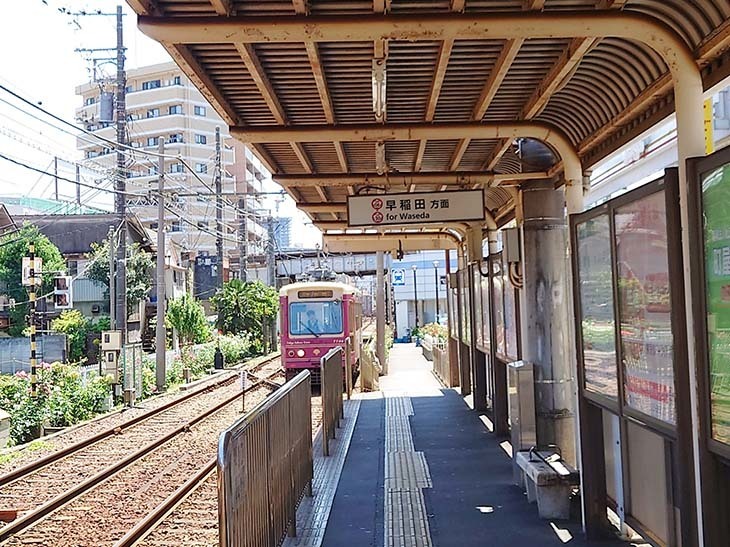 梶原駅のホーム