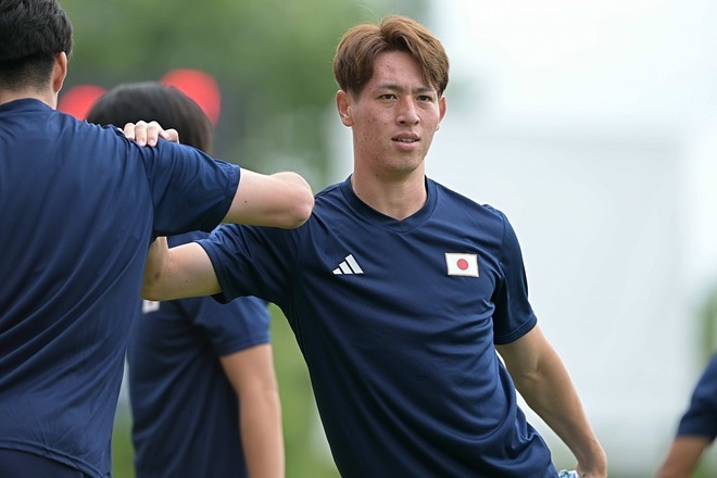 植中がU-23日本代表に合流した心境を語った。写真：金子拓弥 (サッカーダイジェスト写真部／JMPA代表撮影)