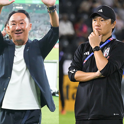 意外な共通点があった黒田監督と大岩監督。写真：サッカーダイジェスト