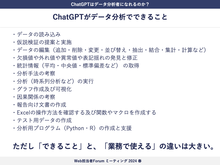 ChatGPTでデータ分析に使える機能