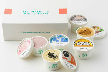 アイスクリームギフトボックス 3,700円（95ml×6個入り）／MY NAME IS ICE CREAM