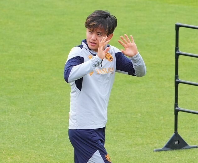 去就が注目を集めている久保。写真：梅月智史（サッカーダイジェスト写真部）