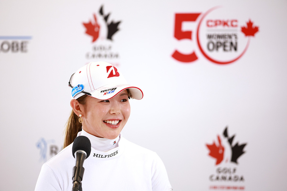 初優勝を目指す吉田優利（Vaughn Ridley Getty Images）