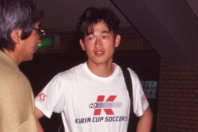 ヤンチャだったという若き日のカズ。(C)SOCCER DIGEST