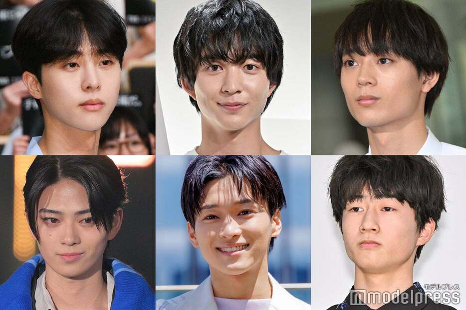 （上段左から）キム・ムジュン、鈴木仁、水沢林太郎（下段左から）岩瀬洋志、松本怜生、坂本愛登