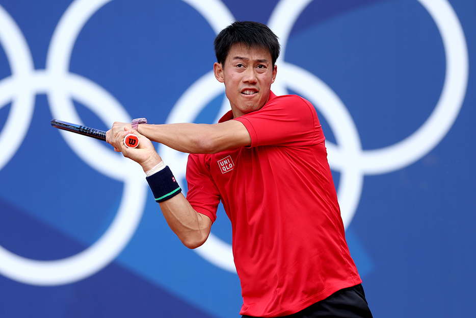 世界26位にストレートで敗れた錦織圭（Photo by Getty Images）