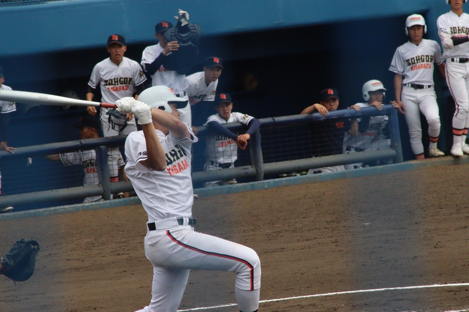 井上陸（木更津総合）※写真は過去の取材より