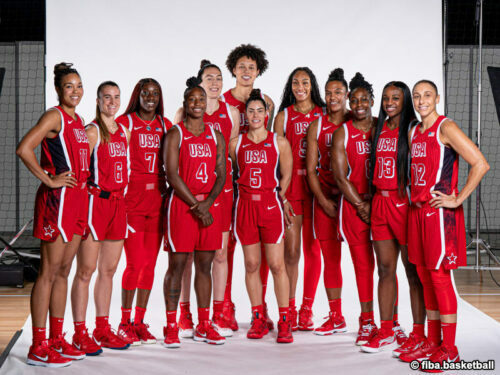 五輪7連覇中のバスケットボール女子アメリカ代表［写真］＝fiba.basketball