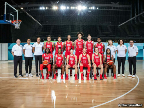 パリ五輪バスケ女子アメリカ代表［写真］＝fiba.basketball