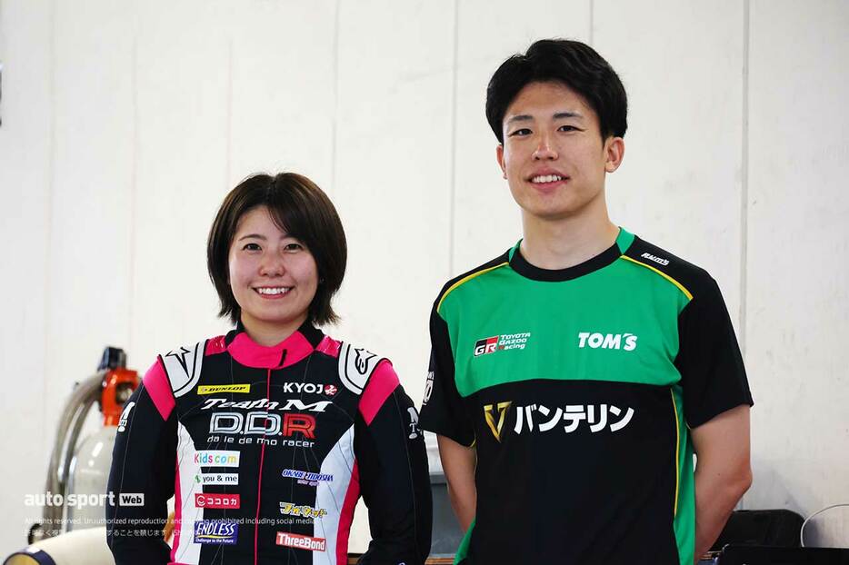 スーパーフォーミュラとKYOJO CUPの初併催で注目される坪井翔＆斎藤愛未夫妻