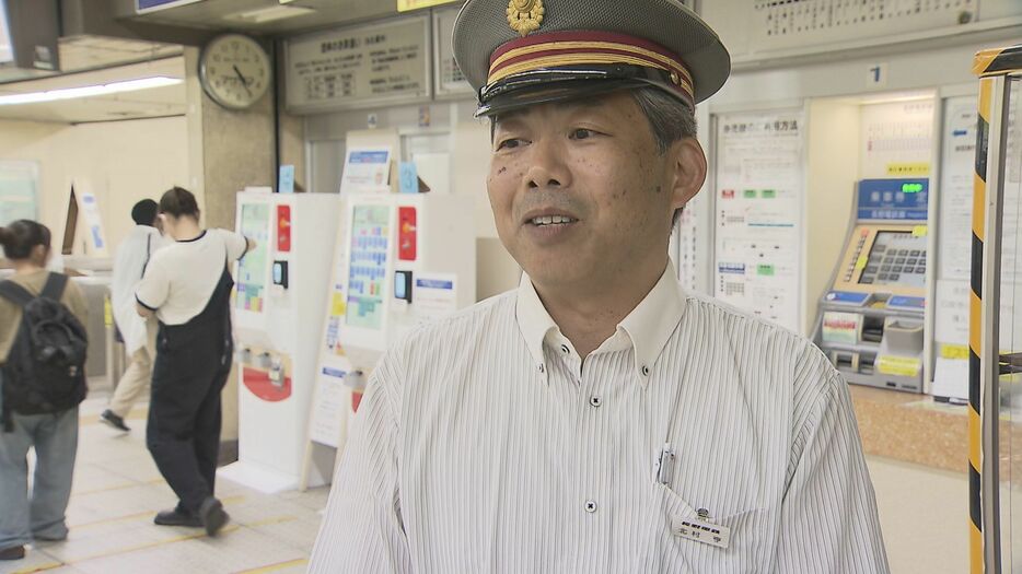 長野電鉄 長野駅・北村亨駅長