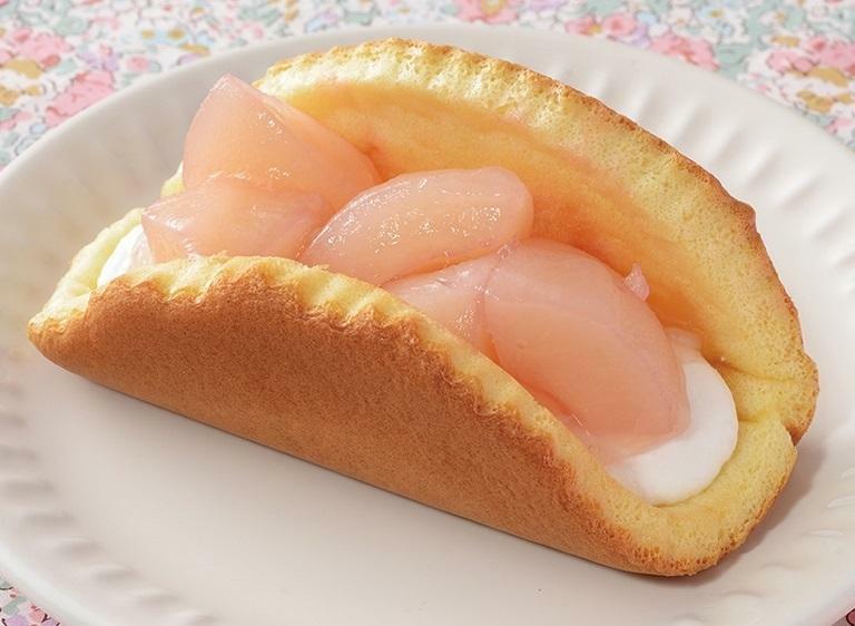 ローソン 「ごろごろとした桃のオムレット」