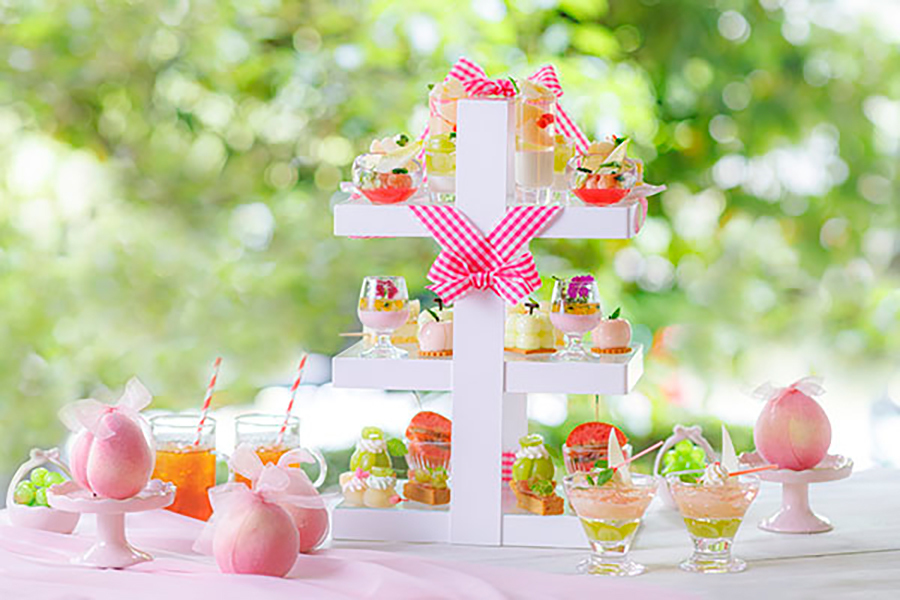 「Pink Afternoon Tea Peach & Muscat」6500円