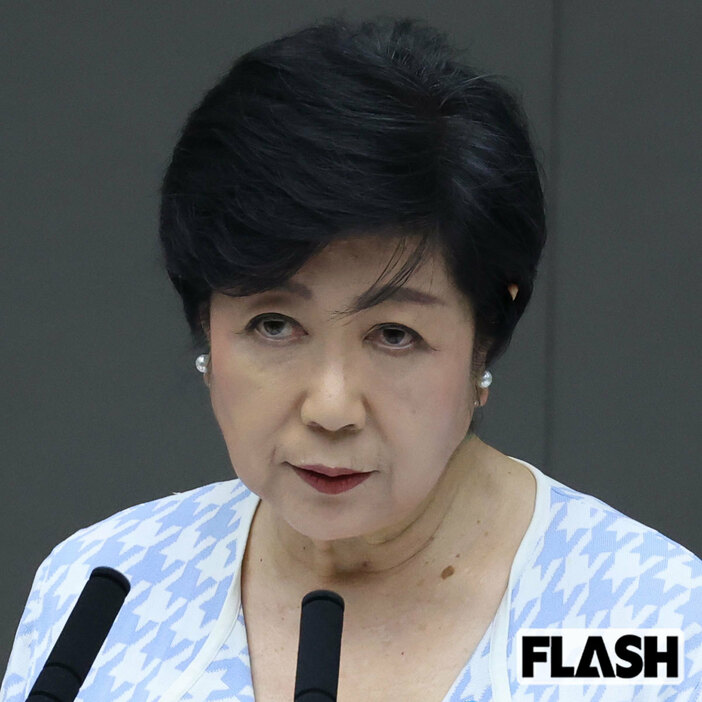 5月29日の所信表明演説では出馬に言及しなかった小池知事（写真・長谷川 新）