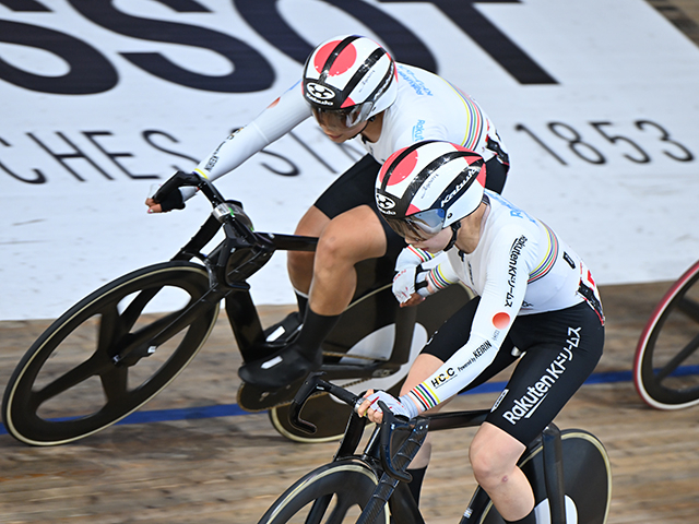 女子マディソン(写真提供:日本自転車競技連盟)