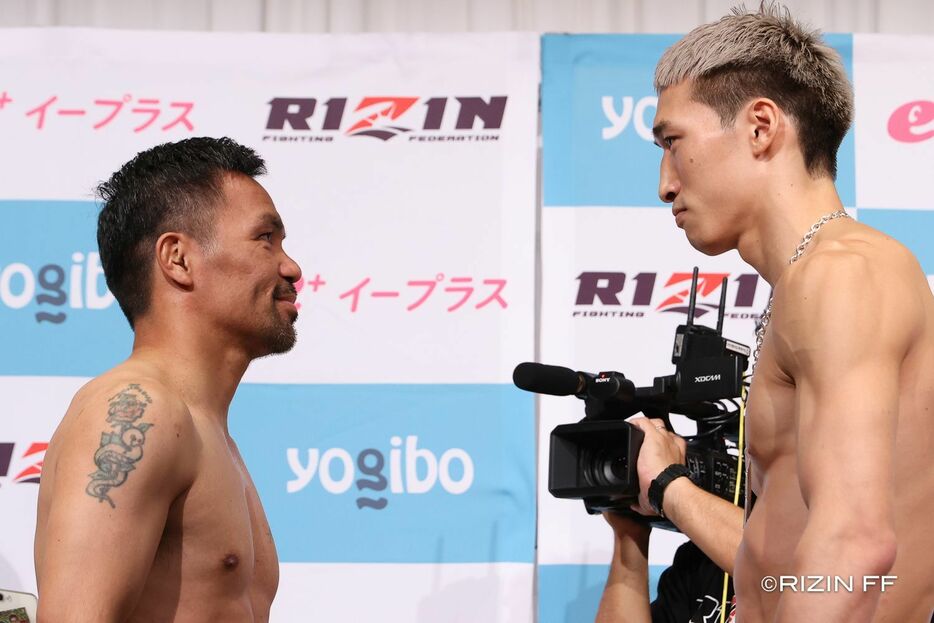 安保と激闘を繰り広げたパッキャオ。(C)RIZIN FF