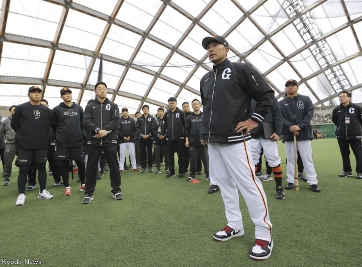 巨人・阿部監督 (C)Kyodo News