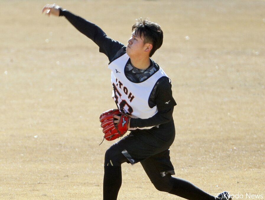 巨人・伊藤優輔 (C)Kyodo News