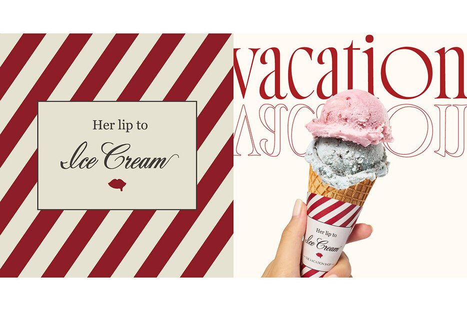 Her lip to Ice Cream -THE VACATION SHOP-