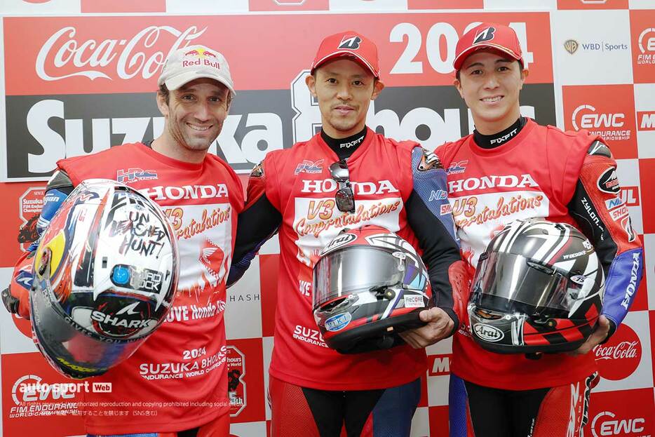 2024鈴鹿8耐：3連覇を飾ったTeam HRC with Japan Post