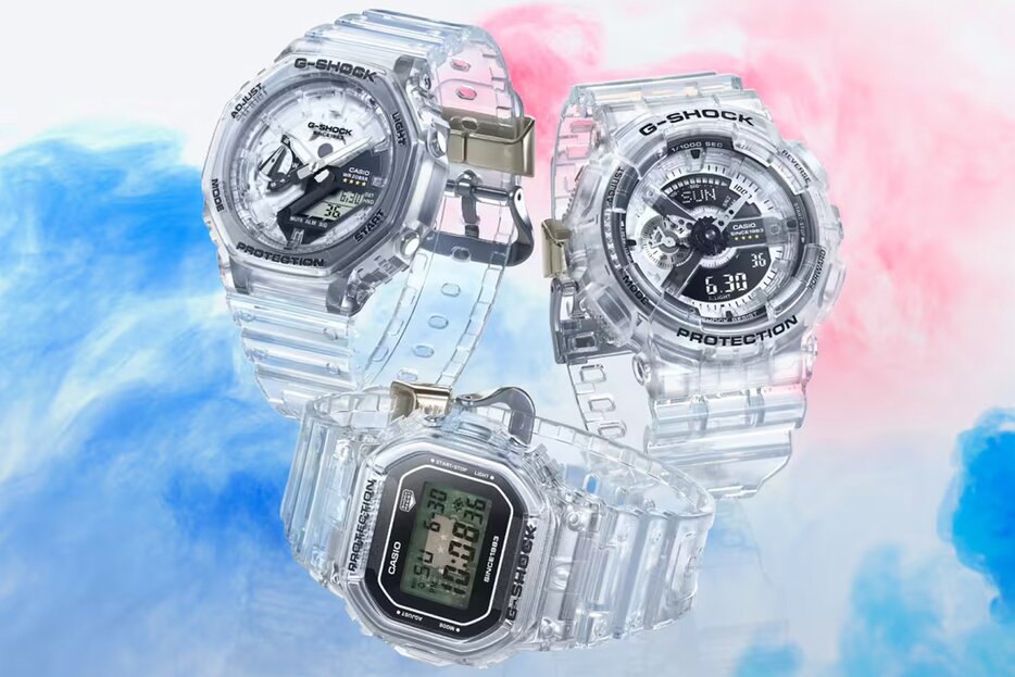 少年心をくすぐるスケルトンのG-SHOCK